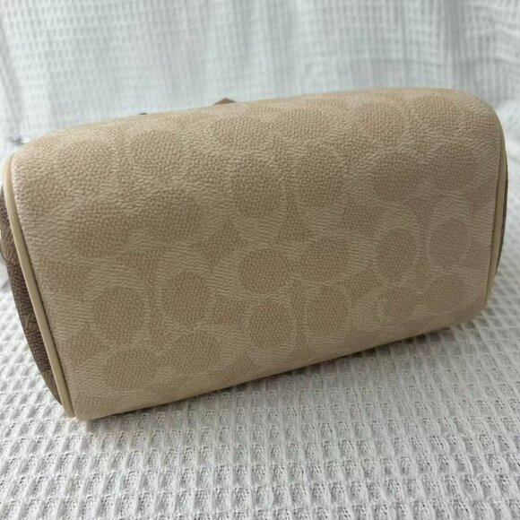 NEW Coach Mini Rowan Crossbody Bag In Blocked Signature Canvas - Picture 10 of 13